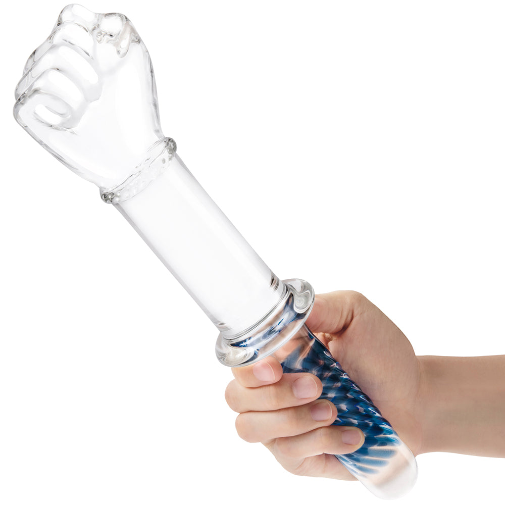 gläs 11 Inch Glass Fist Double Ended Dildo – PinkCherry Canada