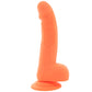 Silicone Studs 6 Inch Dildo in Orange