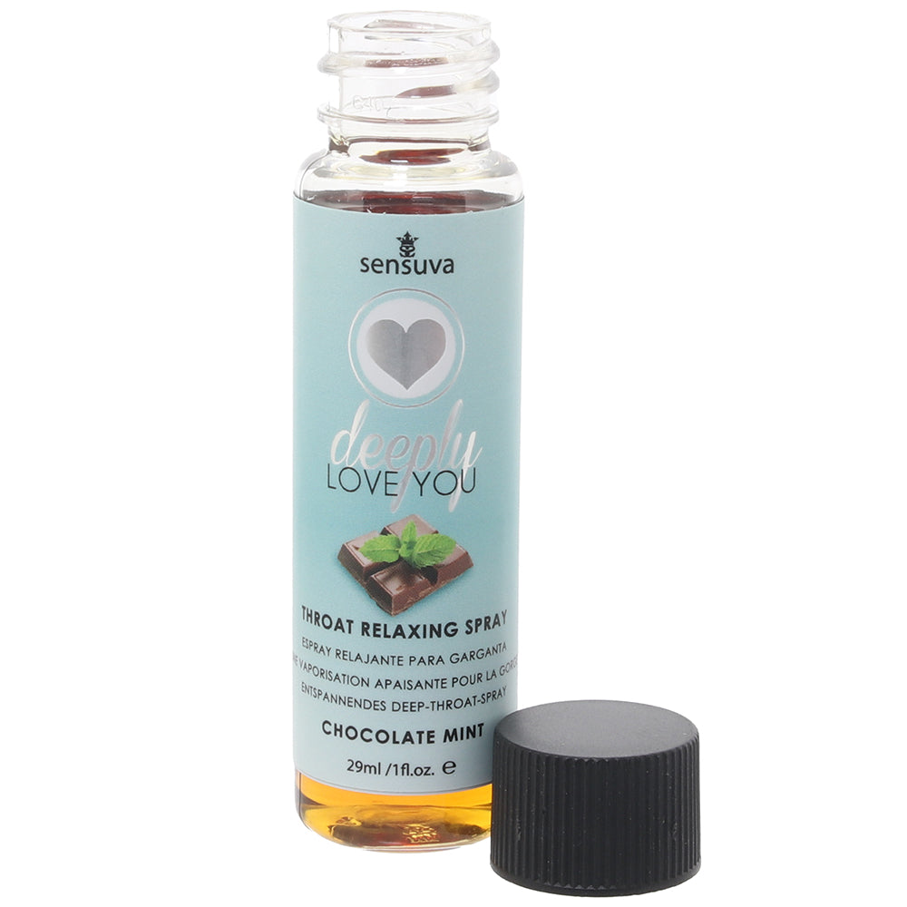 Deeply Love You Throat Relaxer 1oz/29ml in Chocolate Mint – PinkCherry  Canada