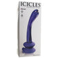 Icicles No. 89 Glass Dildo in Blue