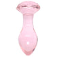 Crystal Glass Gem Plug in Pink