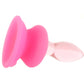 Icicles No. 90 Glass Plug in Pink