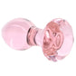 Crystal Glass Gem Plug in Pink