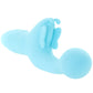 Rechargeable Butterfly Kiss Vibrator in Blue