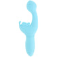 Rechargeable Butterfly Kiss Vibrator in Blue