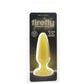 Firefly Glow In The Dark Small Pleasure Plug in Yellow