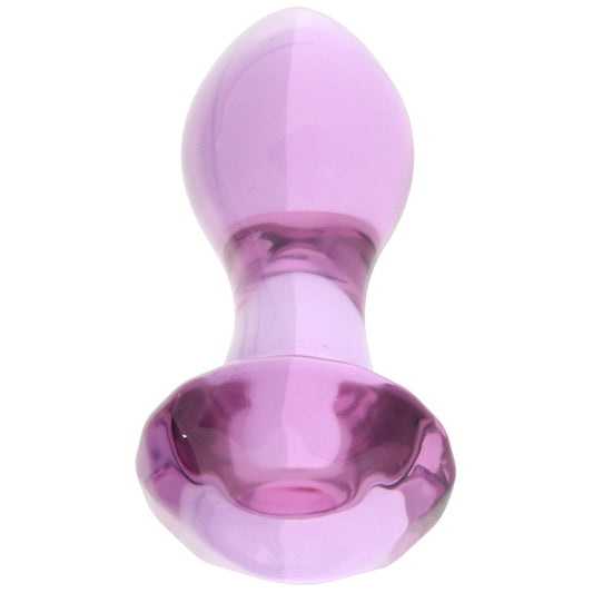 Crystal Glass Gem Plug in Purple