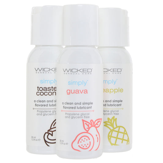 Simply Tropical Trio Flavoured Lube Set