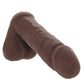 The Realistic 8 Inch Cock with Balls in Chocolate