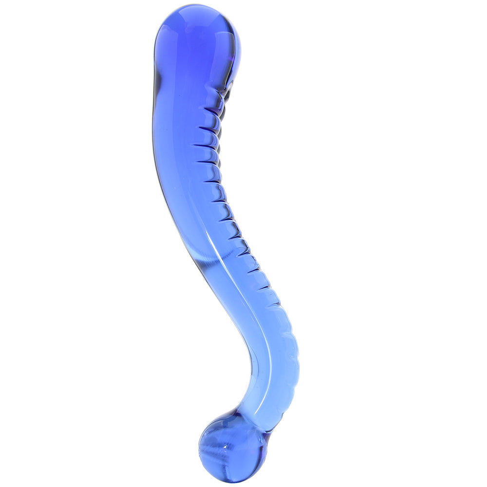 Icicles No. 70 Glass Dildo in Blue