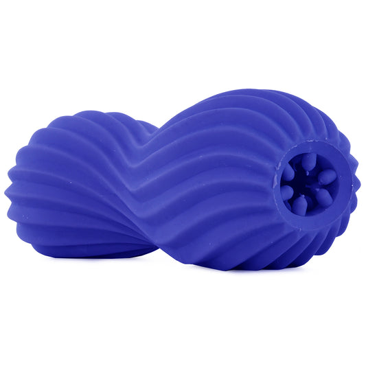 Reversible Multi-Textured Dual Stroker in Blue