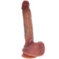 Renaissance DaVinci 8 Inch Sliding Foreskin Dildo in Tan