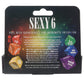 Sexy 6 Pride Edition Dice Game