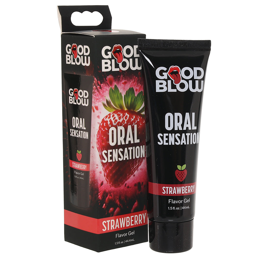 Good Blow Oral Sensation Gel 1.5oz/44.4ml in Strawberry