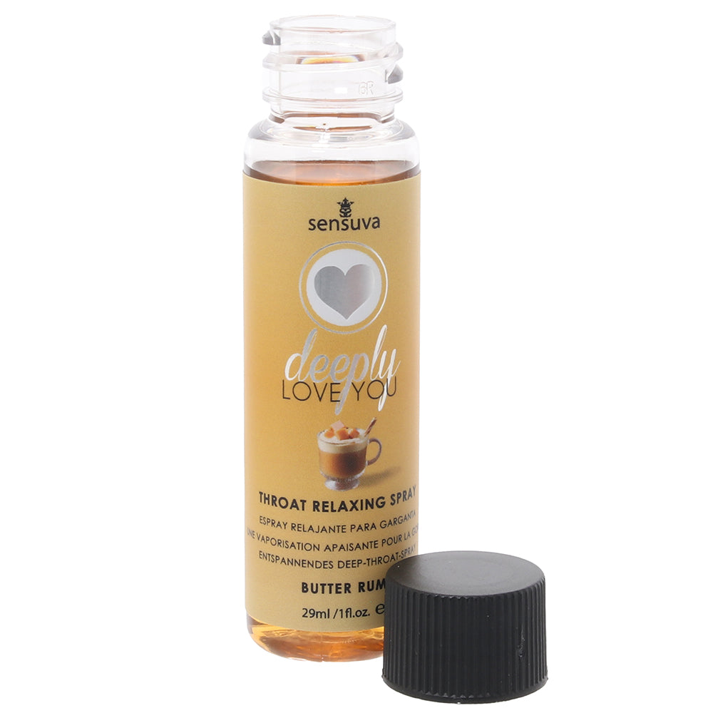 Deeply Love You Throat Relaxer 1oz/29ml in Butter Rum