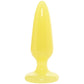 Firefly Glow In The Dark Small Pleasure Plug in Yellow