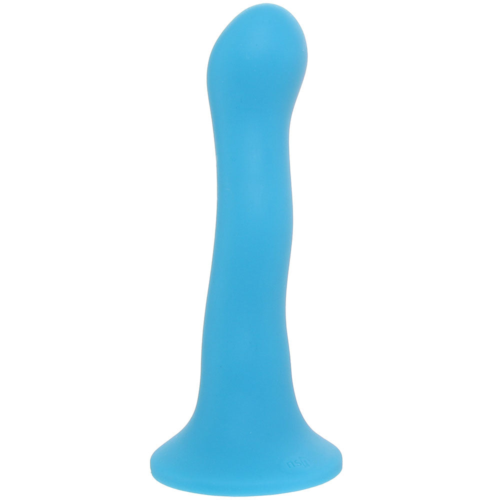 Colours Wave 6 Inch Silicone Dildo in Blue