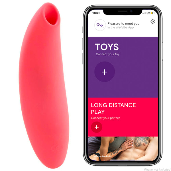 We Vibe Melt Pleasure Air Clitoral Stimulator in Coral