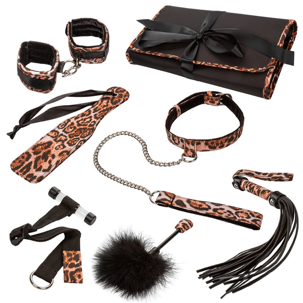 Unleashed Adventure Leopard Bondage Set PinkCherry Canada