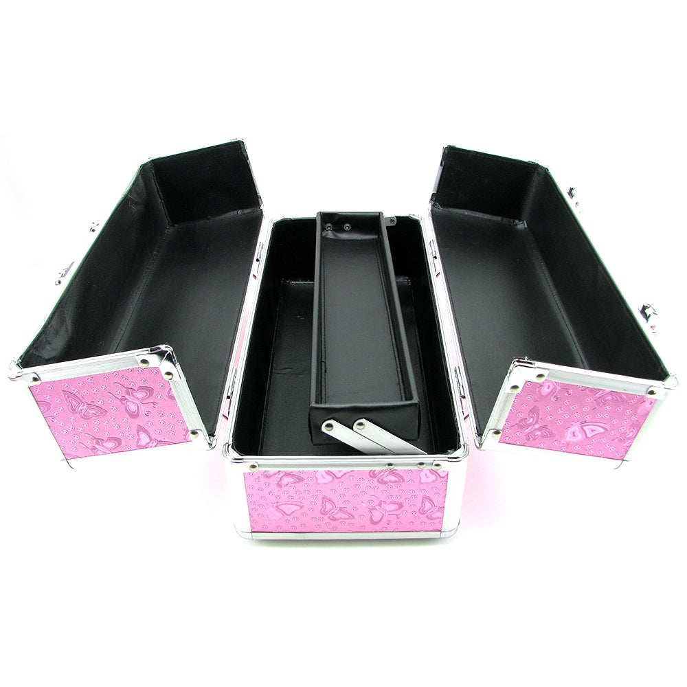 Lockable Large Vibrator Case in Pink PinkCherry Canada