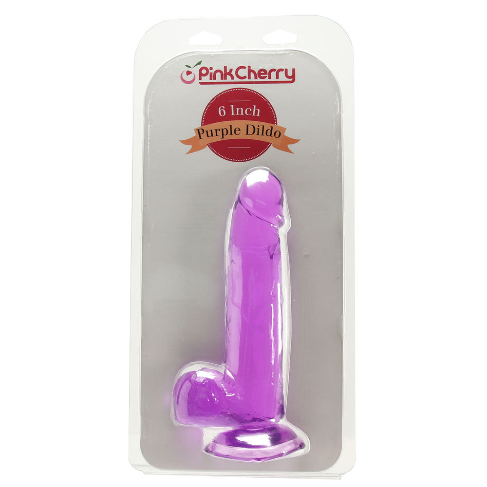 PinkCherry 6 Inch Purple Dildo PinkCherry Canada