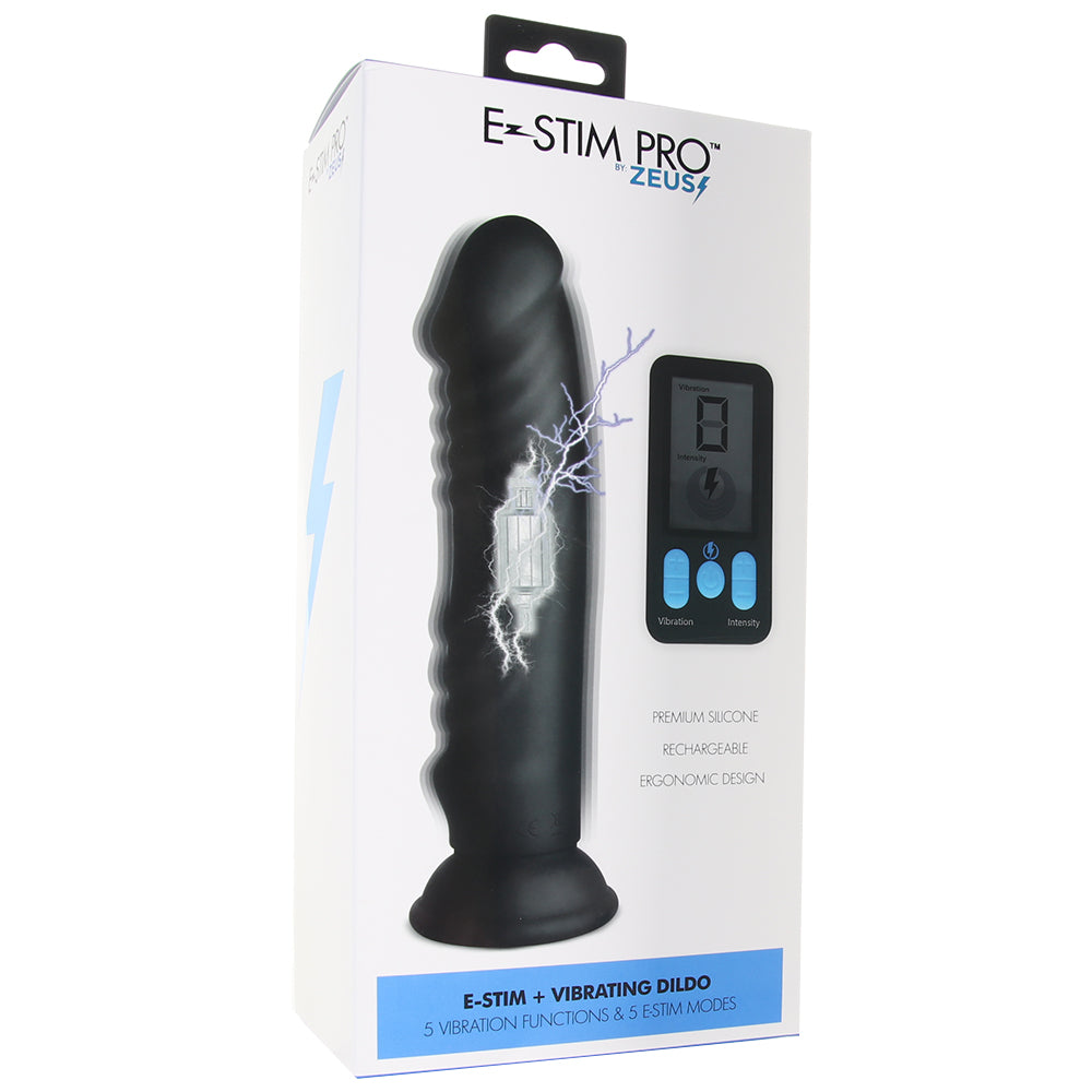 E Stim Pro Vibrating Dildo PinkCherry Canada