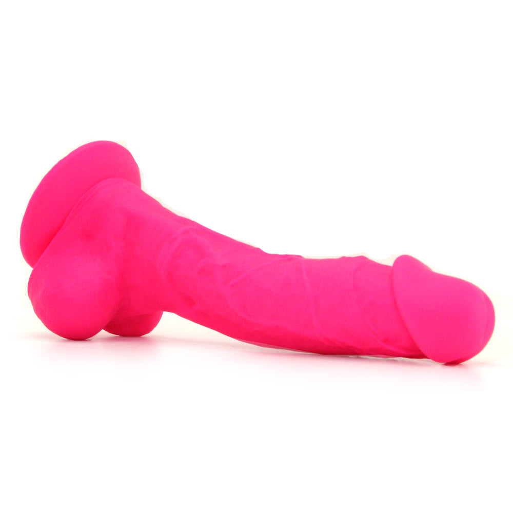 Large Silicone Colours Dildo in Pink PinkCherry Canada