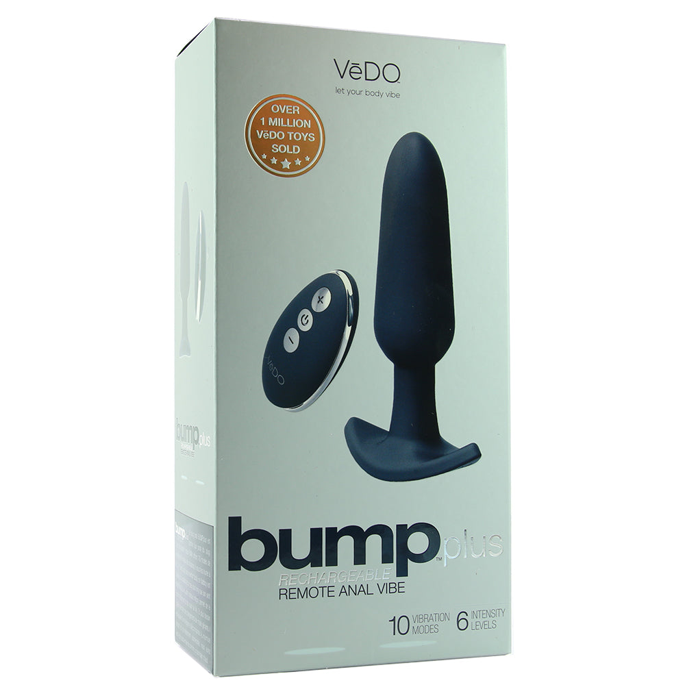 Bump Plus Remote Anal Vibe in Just Black PinkCherry Canada