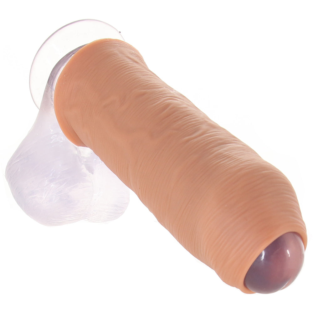 Fantasy X tensions Elite Uncut Silicone Enhancer in Tan