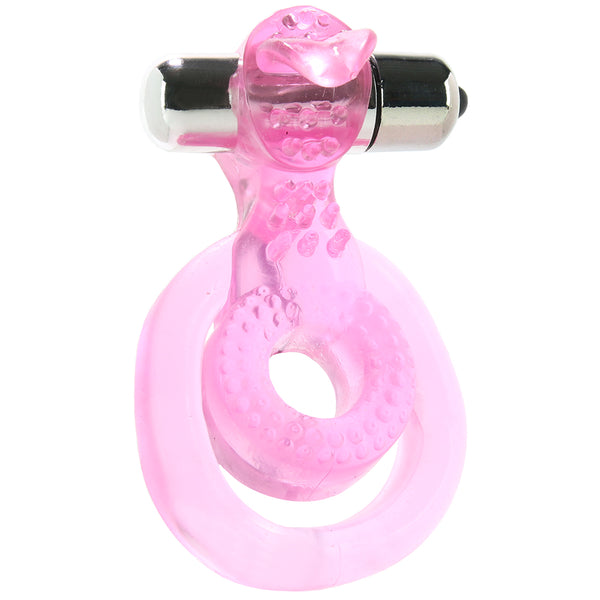 PinkCherry Dual Clit Flicker Cock Ring PinkCherry Canada