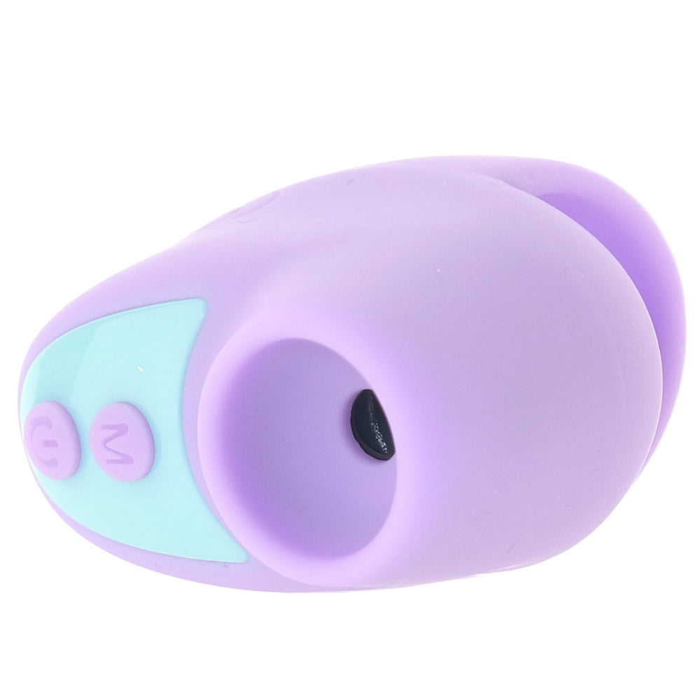 Shegasm Mini Silicone Clitoral Suction Vibe in Purple PinkCherry