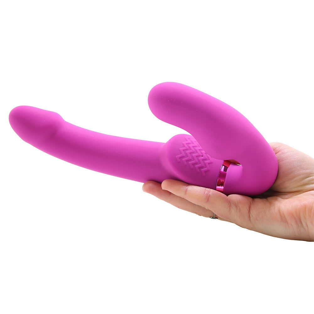 Evoke Vibrating Inflatable Strapless Strap On