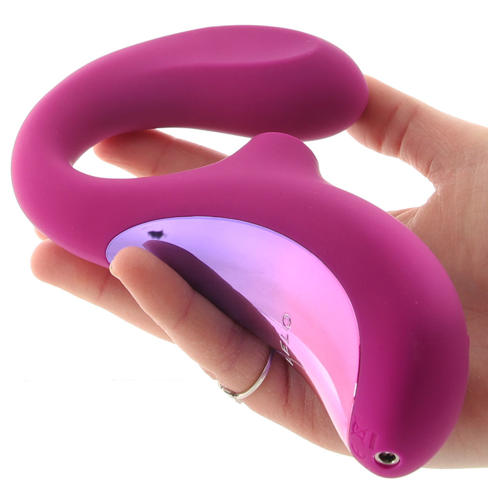 ENIGMA Dual Action Sonic Massager in Deep Rose PinkCherry Canada