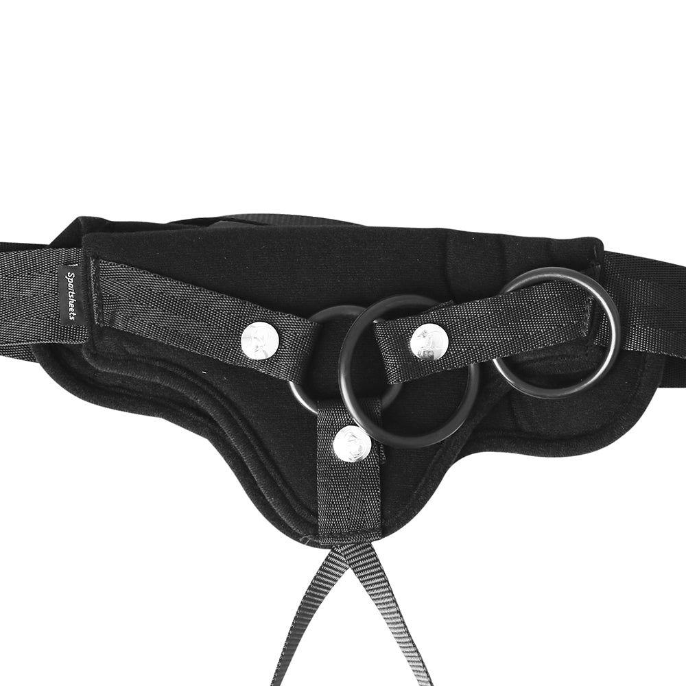Plus Size Leather Strap On Harness