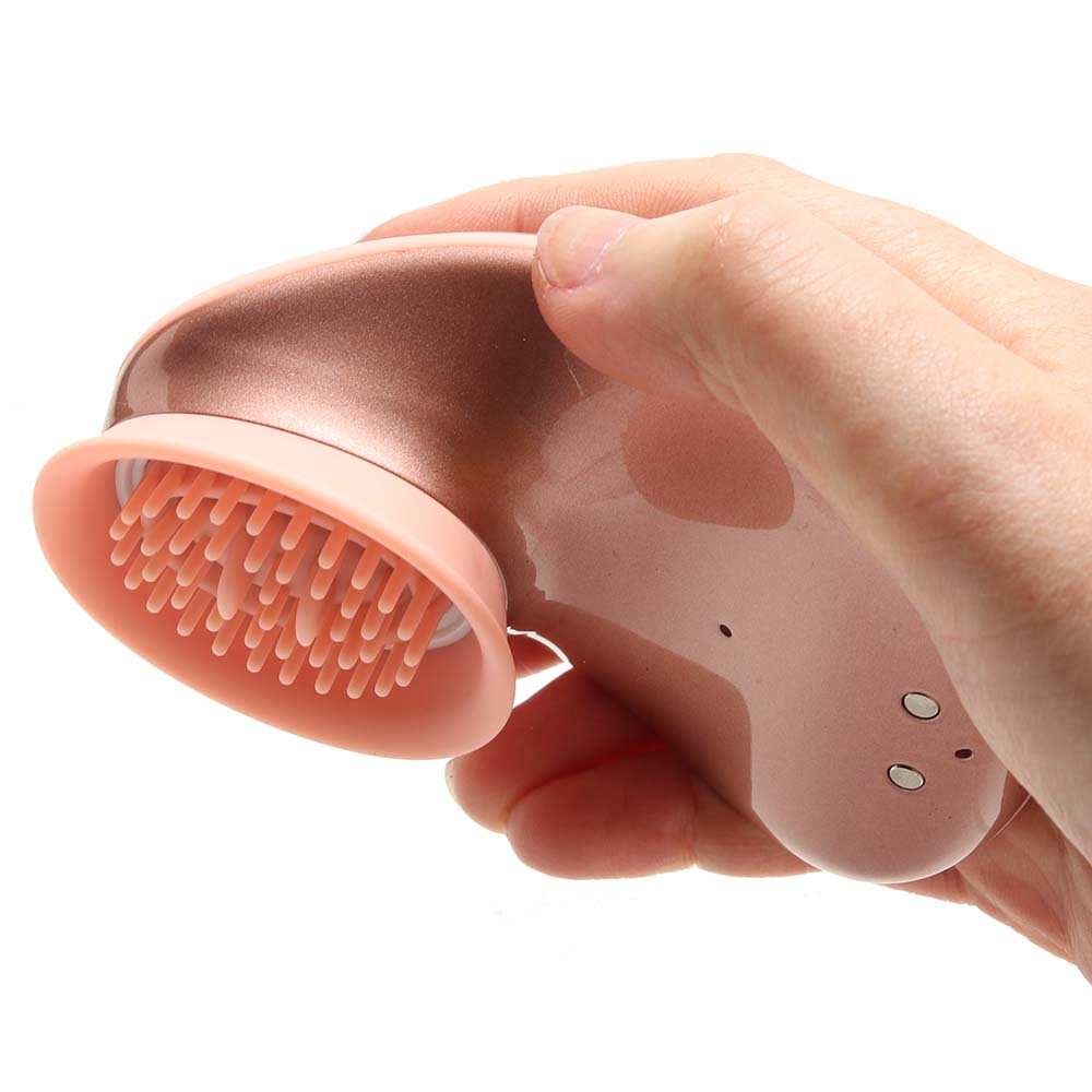 Twitch Innovation Hands Free Suction Vibration Toy PinkCherry