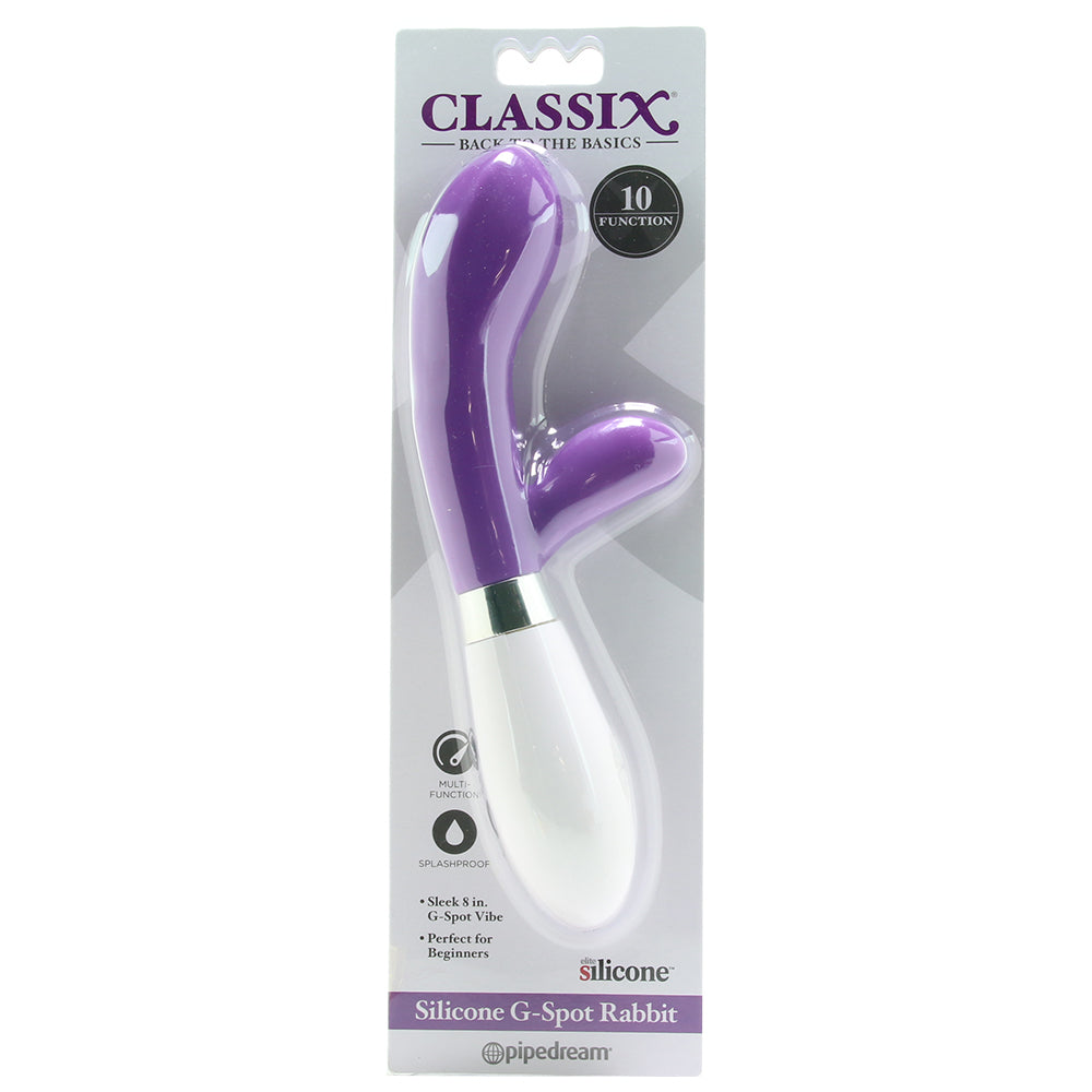 Classix Silicone G Spot Rabbit in Purple PinkCherry Canada