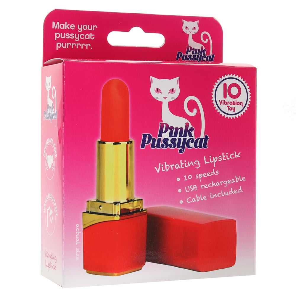 Pink Pussycat Rechargeable Lipstick Vibe PinkCherry Canada