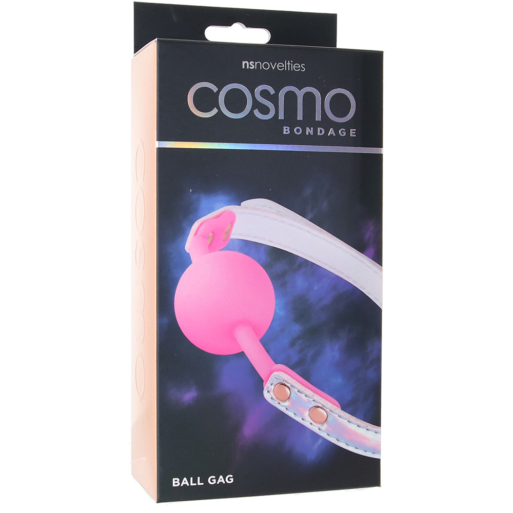 Cosmo Bondage Holographic Ball Gag PinkCherry Canada