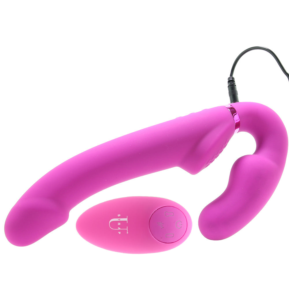 Evoke Vibrating Inflatable Strapless Strap On