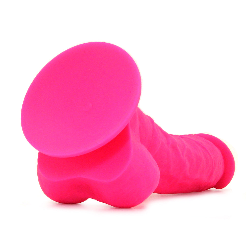 Large Silicone Colours Dildo in Pink PinkCherry Canada