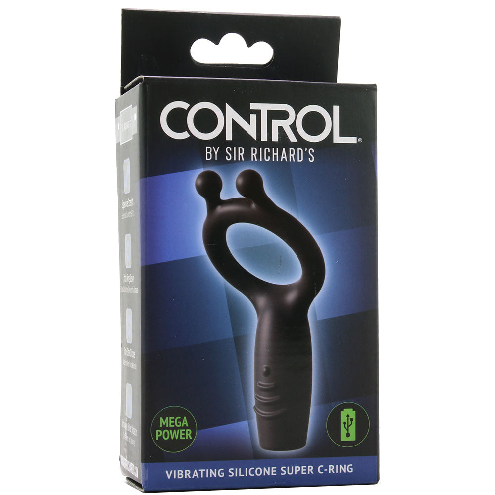 Control Vibrating Silicone Mega Power Super C Ring PinkCherry Canada