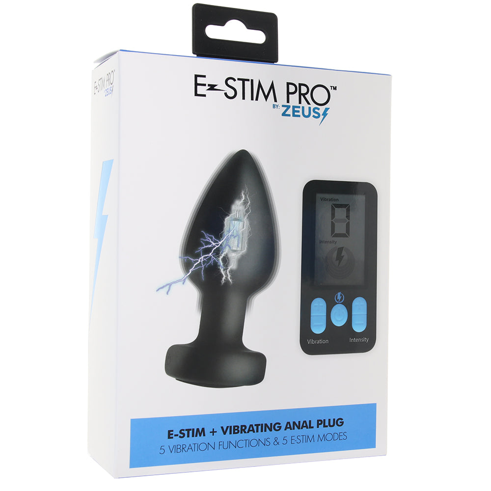 E Stim Pro Vibrating Anal Plug PinkCherry Canada