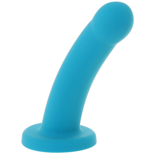 Hux 7 Inch Silicone Dildo in Blue