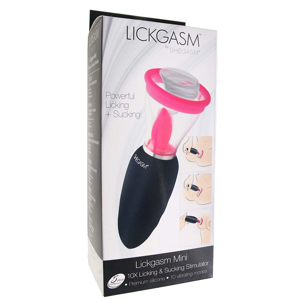 Lickgasm Mini Licking and Sucking Stimulator PinkCherry Canada