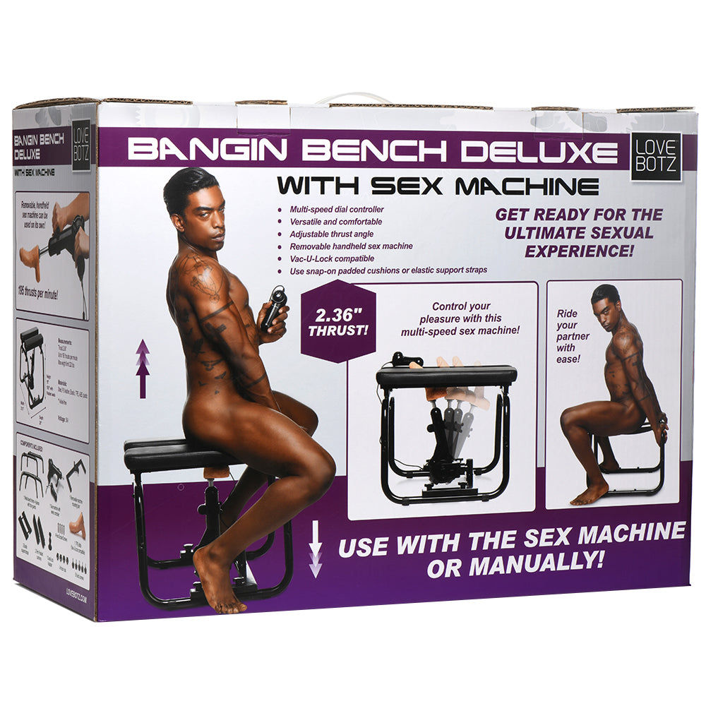 Love Botz Deluxe Bangin Bench with Sex Machine