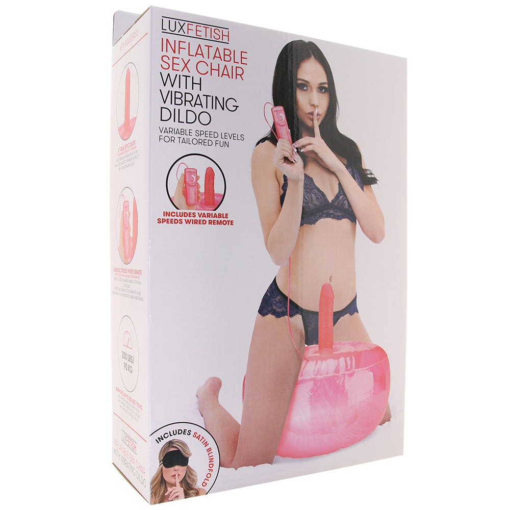 Inflatable Sex Chair with Vibrating Dildo PinkCherry Canada