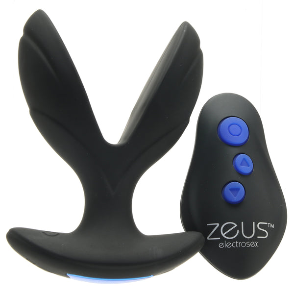 Zeus Electro Spread Vibrating E Stim Butt Plug PinkCherry Canada