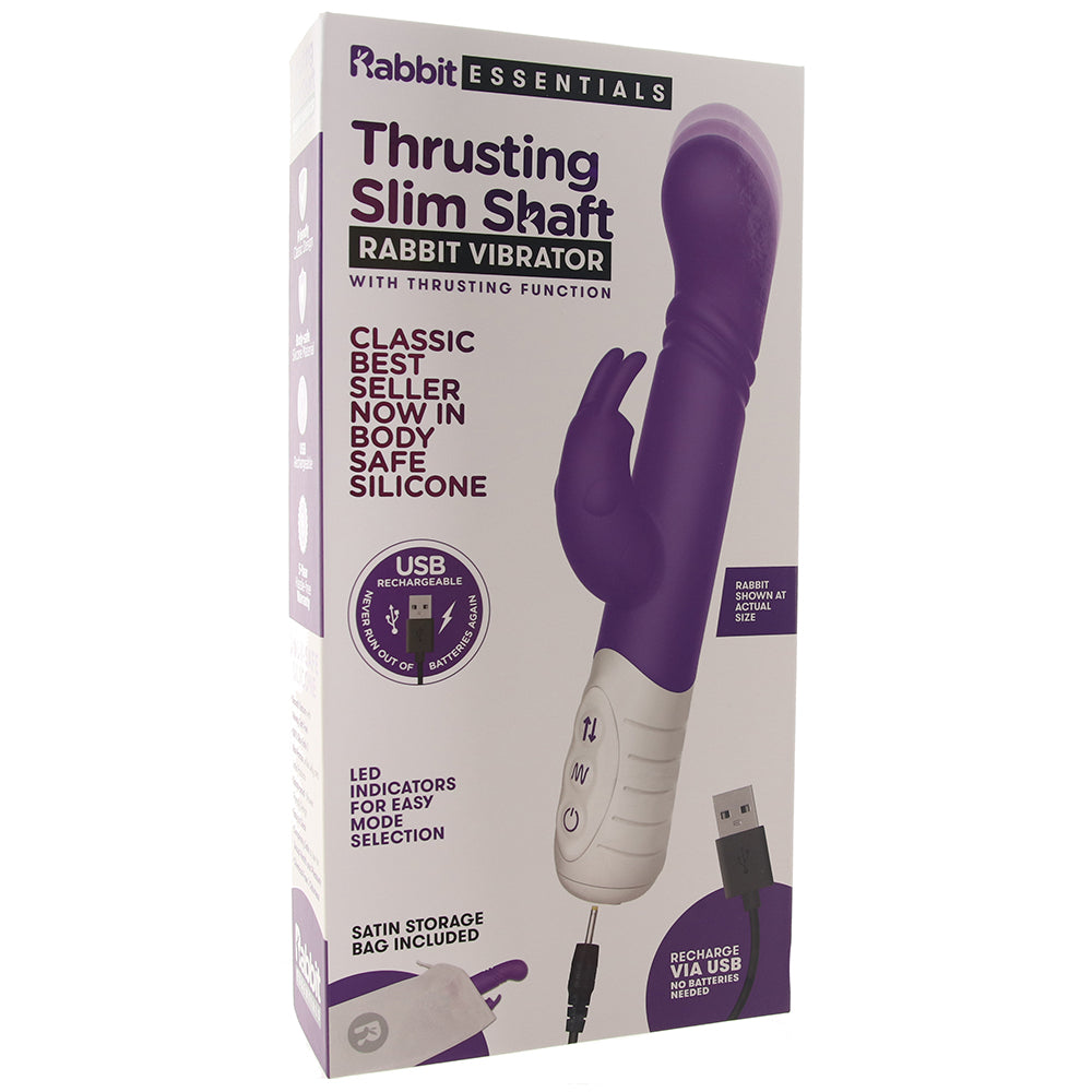 Slim Shaft Thrusting Rabbit Vibe in Purple PinkCherry Canada