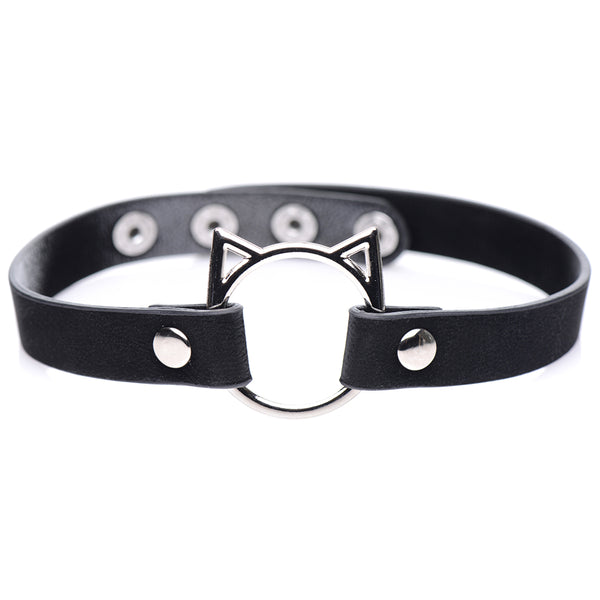 Master Series Kinky Kitty Slim Choker in Black PinkCherry Canada