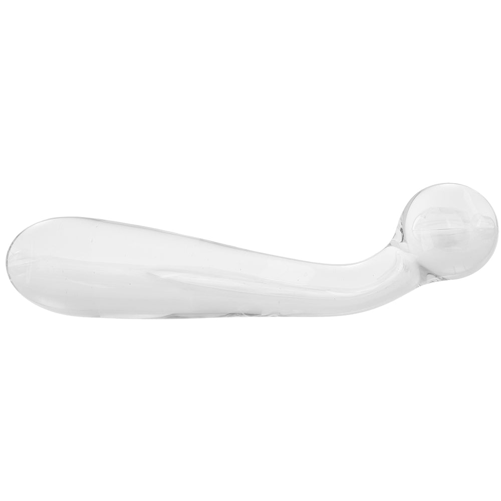 Crystal Premium Glass G Spot Wand in Clear